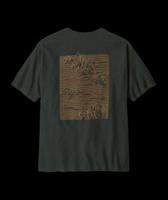 Patagonia Strataspire Responsibili-Tee T-shirt Heren Old Growth Green L - thumbnail