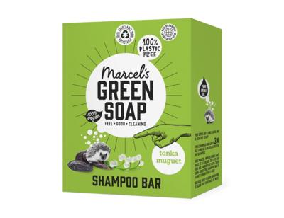 Marcel's Green Soap Shampoo bar tonka & muguet 90 Gram