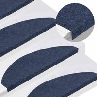 VidaXL Trapmatten zelfklevend 15 st 65x22,5x3,5 cm blauw - thumbnail