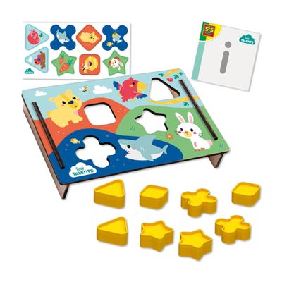 SES tiny talents vormenstoof puzzel - thumbnail