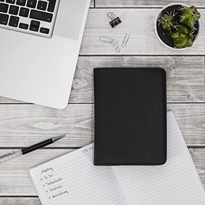 Hama EBook-Case Arezzo voor Kindle (beschermhoes voor Kindle WiFi/Paperwhite en Kobo Touch/Glo om te klappen, beschermhoes opklapbaar) zwart, voor schermgrootte: 15,24 cm (6 inch)