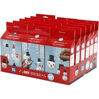 Silk Clay Schattige en grappige sneeuwpoppen, 18 set/ 1 doos - thumbnail