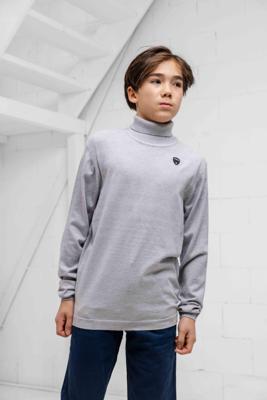 Vingino Knit Turtleneck Sweater Kids Grijs - Maat 140 - Kleur: Grijs | Soccerfanshop