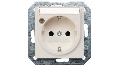 Siemens 5UB1524 Wandcontactdoos met randaarde Delta Wit Schakelmateriaal 1 stuk(s)