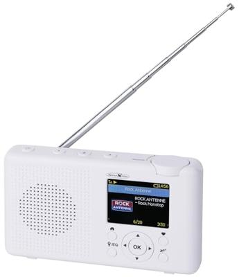 Reflexion TRA23i/WH Internetradio Internet, DAB+, DAB, VHF (FM) Bluetooth, Internetradio, DAB+, FM Oplaadbaar Wit