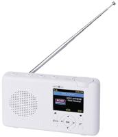 Reflexion TRA23i/WH Internetradio Internet, DAB+, DAB, VHF (FM) Bluetooth, Internetradio, DAB+, FM Oplaadbaar Wit - thumbnail