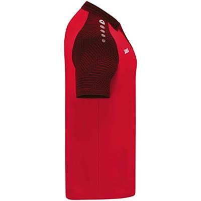 JAKO 6322 Polo Performance - Rood/Zwart - 4XL