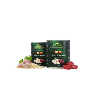 NUEVO Doos voor honden: kip en rundvlees, 400 g, hond