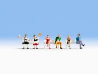 NOCH 15536 H0 Stad en platteland figuren Zittend, Geverfd - thumbnail