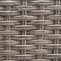 Polyrotan Balkonbak Set van 2 Creme - thumbnail