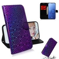 Voor Galaxy S10 effen kleur kleurrijke magnetische Buckle horizontale Flip PU lederen draagtas met houder & kaartsleuven & portemonnee & Lanyard (paar - thumbnail