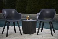 Tuinstoel Akola antraciet set van 2 - thumbnail
