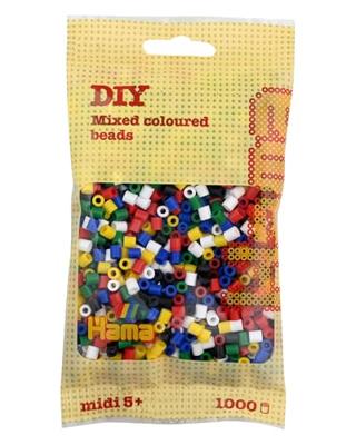 Hama strijkkralen primaire kleuren 1000 stuks Hama strijkkralen primaire kleuren 1000 stuks