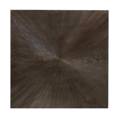 PTMD Zapp brown ribbed wallpanel square s