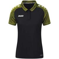 JAKO 6322D Polo Performance Dames - Zwart/Zachtgeel - 42 - thumbnail