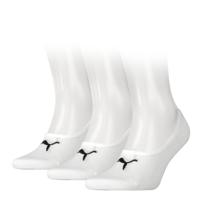 Puma sokken Footies wit 3-pack unisex-39-42 - thumbnail