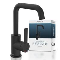 Schutte LOS ANGELES Wastafelkraan | Mat zwart - 33126 - thumbnail