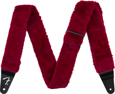 Fender Poodle Plush Strap, Red