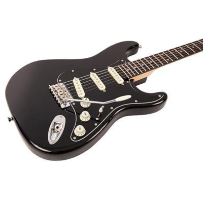 Vintage V60BLK Coaster Series Gloss Black elektrische gitaar