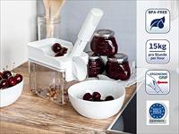 Leifheit 37211 cherry stoner kersenontpitter wit/tranparant - thumbnail