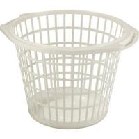 Wasmand Rond 48 cm Wit - thumbnail