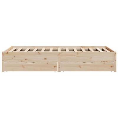 Bedframe zonder matras massief grenenhout 120x200 cm
