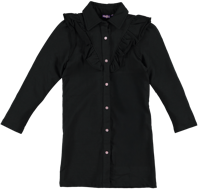 O'Chill Meisjes jurk - Noralie - Zwart - thumbnail