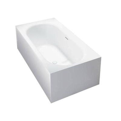 Vrijstaand Bad Best Design Home 180x93x55 cm Solid Surface Mat Wit