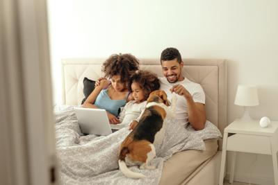 Airthings Wave Mini Luchtkwaliteitssensor werkt op batterijen