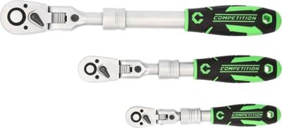 KS Tools 512.0103 COMPETITION Teleskop-Ratschen-Satz,3-tlg 512.0103 Dopsleutelset