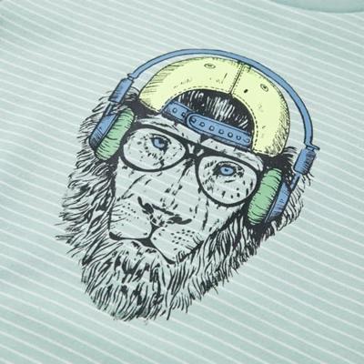 Kindershirt met strepen 92 lichtmint Kindershirt met strepen 92 lichtmint