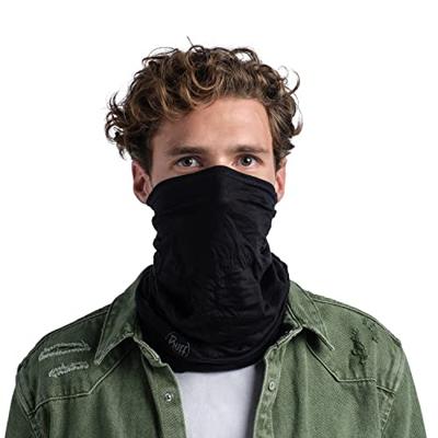 Buff Merino Lightweight Nekwarmer Black one size Buff Merino Lightweight Nekwarmer Black one size