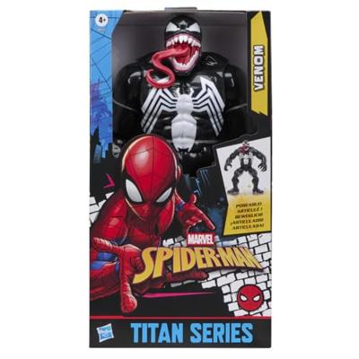 Venom Deluxe Figuur van 30 cm, Titan-serie, Superheldenspeelgoed voor kinderen, Marvel Spider-Man, Geschikt voor kinderen vanaf 4 jaar