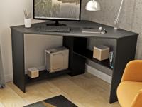 Hoekbureau RINOLA 80 cm zwart - thumbnail