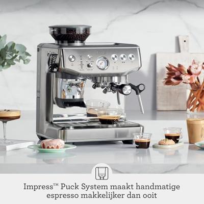 Sage THE BARISTA EXPRESS IMPRESS SES876BTR4 Espresso apparaat Zwart - thumbnail