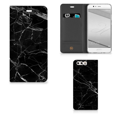 Huawei P10 Plus | Standcase | Marmer Zwart - Origineel Cadeau Vader