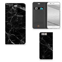 Huawei P10 Plus | Standcase | Marmer Zwart - Origineel Cadeau Vader - thumbnail