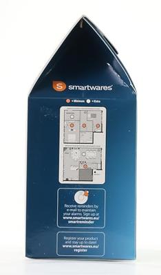 Smartwares Rookmelder werkt op batterijen (Ø x h) 100 mm x 35 mm - thumbnail