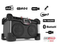 Perfectpro RH4 Rockhart 230V DAB+ / FM / Bluetooth / USB (oplader) - thumbnail