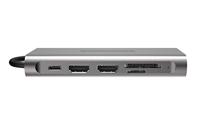 Sitecom CN-390 USB-C Multiport Pro Adapter, USB-C naar 2X USB 3.1 + 2 X USB 2.0 + 2 X HDMI + 1 x VGA + 1 x Gigabit LAN + 1 x SD/Micro-SD kaartlezer - thumbnail