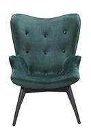 Artistiq Fauteuil 'Anderson', Velvet, kleur Groen - thumbnail