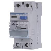 Hager CDS225D Sonstiges Relais Aardlekschakelaar A 2-polig 25 A 0.03 A 230 V - thumbnail