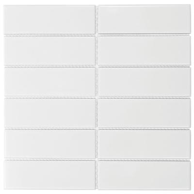 Mozaiek Barcelona Rechthoek Glanzend Wit 4,5x1,5 Mozaiek Barcelona Rechthoek Glanzend Wit 4,5x1,5