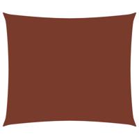 Zonnescherm rechthoekig 4x5 m oxford stof terracottakleurig - thumbnail