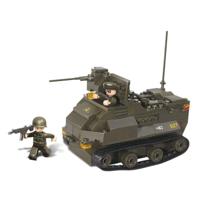 Sluban Army Armoured Personnel Carrier bouwstenen set (M38-B0281) - thumbnail