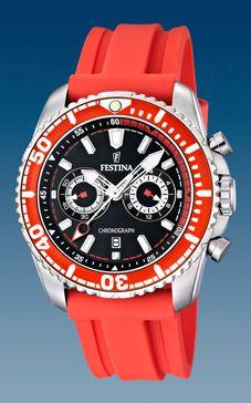 Horlogeband Festina F16574-5 Rubber Rood
