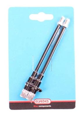 Rst Veelbare flex v-brake kabelpijpje elvedes lichtmetaal - zwart (2 stuks)