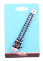 Elvedes Verstelbare flex v-brake kabelpijpje lichtmetaal - zwart (2 stuks) - thumbnail