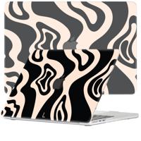 Lunso MacBook Air 15 inch (2023-2025) cover hoes - case - Vanilla Swirl - thumbnail