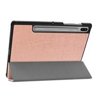 3-Vouw sleepcover hoes - Samsung Galaxy Tab S6 - Rose Goud - thumbnail